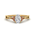 Load image into Gallery viewer, vintage-irish-knot-oval-diamond-engagement-ring-with-pink-sapphire-in-yellow-gold-FD124181OVRGSADRPI-NL-YG.jpg