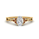 Load image into Gallery viewer, vintage-irish-knot-oval-diamond-engagement-ring-with-ruby-in-yellow-gold-FD124181OVRGRUDR-NL-YG.jpg