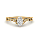 Load image into Gallery viewer, vintage-irish-knot-pear-diamond-engagement-ring-in-yellow-gold-FD124181PER-NL-YG.jpg