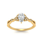 Load image into Gallery viewer, vintage-irish-knot-pear-diamond-engagement-ring-in-yellow-gold-FD124181PER-NL-YG.jpg