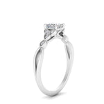 Load image into Gallery viewer, vintage-irish-knot-princess-cut-diamond-engagement-ring-in-white-gold-FD124181PRRANGLE3-NL-WG.jpg