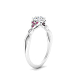 Load image into Gallery viewer, vintage-irish-knot-round-diamond-engagement-ring-with-pink-sapphire-in-white-gold-FD124181RORGSADRPI-NL-WG.jpg