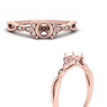 Load image into Gallery viewer, vintage-irish-knot-semi-mount-diamond-engagement-ring-in-rose-gold-FD124181SMR-NL-RG.jpg