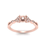 Load image into Gallery viewer, vintage-irish-knot-semi-mount-diamond-engagement-ring-in-rose-gold-FD124181SMR-NL-RG.jpg