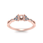 Load image into Gallery viewer, vintage-irish-knot-semi-mount-diamond-engagement-ring-with-blue-topaz-in-rose-gold-FD124181SMRGICBLTO-NL-RG.jpg