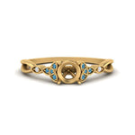 Load image into Gallery viewer, vintage-irish-knot-semi-mount-diamond-engagement-ring-with-blue-topaz-in-yellow-gold-FD124181SMRGICBLTO-NL-YG.jpg
