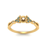 Load image into Gallery viewer, vintage-irish-knot-semi-mount-diamond-engagement-ring-with-blue-topaz-in-yellow-gold-FD124181SMRGICBLTO-NL-YG.jpg