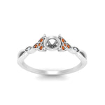 Load image into Gallery viewer, vintage-irish-knot-semi-mount-diamond-engagement-ring-with-orange-sapphire-in-white-gold-FD124181SMRGSAOR-NL-WG.jpg