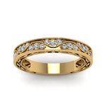 Load image into Gallery viewer, vintage-looking-pave-diamond-wedding-ring-for-women-in-yellow-gold-FDENS3543BANGLE5-NL-YG