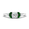 Load image into Gallery viewer, vintage-marquise-and-round-engagement-asscher-ring-with-emerald-in-white-gold-FDENR635ASRGEMGR-NL-WG.jpg?v=1765947988