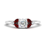 Load image into Gallery viewer, vintage-marquise-and-round-engagement-asscher-ring-with-ruby-in-white-gold-FDENR635ASRGRUDR-NL-WG.jpg?v=1765947988