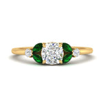 Load image into Gallery viewer, vintage-marquise-and-round-engagement-cushion-ring-with-emerald-in-yellow-gold-FDENR635CURGEMGR-NL-YG_ae4051ed-e2ff-4ab3-9c63-9c6246c9f002.jpg?v=1765948101