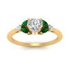 Load image into Gallery viewer, vintage-marquise-and-round-engagement-heart-ring-with-emerald-in-yellow-gold-FDENR635HTRGEMGRANGLE5-NL-YG_ced46179-9a30-4d5b-805c-60c062d25f3d.jpg?v=1765948114
