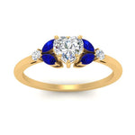 Load image into Gallery viewer, vintage-marquise-and-round-engagement-heart-ring-with-sapphire-in-yellow-gold-FDENR635HTRGSABLANGLE5-NL-YG_b3173f70-720b-4736-ac7c-8fc988726cc0.jpg?v=1765948114