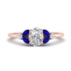 Load image into Gallery viewer, vintage-marquise-and-round-engagement-oval-ring-with-sapphire-in-rose-gold-FDENR635OVRGSABL-NL-RG.jpg?v=1765948041