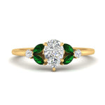 Load image into Gallery viewer, vintage-marquise-and-round-engagement-pear-ring-with-emerald-in-yellow-gold-FDENR635PERGEMGR-NL-YG_09200543-60f0-4cee-ba04-acdb0541e9ab.jpg?v=1765948131