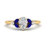 Load image into Gallery viewer, vintage-marquise-and-round-engagement-pear-ring-with-sapphire-in-yellow-gold-FDENR635PERGSABL-NL-YG_22babf20-3670-4ce8-becc-ade8bbcb0438.jpg?v=1765948132