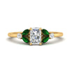 Load image into Gallery viewer, vintage-marquise-and-round-engagement-radiant-ring-with-emerald-in-yellow-gold-FDENR635RARGEMGR-NL-YG.jpg?v=1765948074