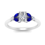 Load image into Gallery viewer, vintage-marquise-and-round-engagement-radiant-ring-with-sapphire-in-white-gold-FDENR635RARGSABLANGLE5-NL-WG_0820b8a4-ff9e-4cb4-9b00-b30f7ae8e927.jpg?v=1765948144