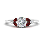 Load image into Gallery viewer, vintage-marquise-and-round-engagement-round-ring-with-ruby-in-white-gold-FDENR635RORGRUDR-NL-WG_0702ef09-9467-401c-8426-da842cd29554.jpg?v=1765948150