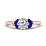 Load image into Gallery viewer, vintage-marquise-and-round-engagement-round-ring-with-sapphire-in-rose-gold-FDENR635RORGSABL-NL-RG_1350acb1-1ef8-4740-b9c3-6bac01d831e5.jpg?v=1765948149