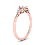 Load image into Gallery viewer, vintage-marquise-and-round-engagement-semi-mount-in-rose-gold-FDENR635SMRANGLE2-NL-RG