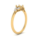 Load image into Gallery viewer, vintage-marquise-and-round-engagement-semi-mount-in-yellow-gold-FDENR635SMRANGLE2-NL-YG