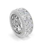 Load image into Gallery viewer, Vintage Princess And Round Anniversary Eternity Band