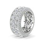 Load image into Gallery viewer, Vintage Princess And Round Anniversary Eternity Band
