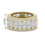 Load image into Gallery viewer, Vintage Princess And Round Anniversary Eternity Band