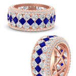 Load image into Gallery viewer, Vintage Princess And Round Anniversary Eternity Band