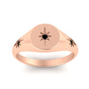 Load image into Gallery viewer, Vintage Starburst Signet Ring