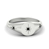 Load image into Gallery viewer, Vintage Starburst Signet Ring