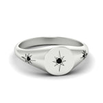 Load image into Gallery viewer, Vintage Starburst Signet Ring