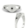 Load image into Gallery viewer, Vintage Starburst Signet Ring