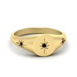 Load image into Gallery viewer, Vintage Starburst Signet Ring