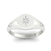 Load image into Gallery viewer, Vintage Starburst Signet Ring