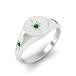 Load image into Gallery viewer, Vintage Starburst Signet Ring