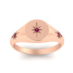 Load image into Gallery viewer, Vintage Starburst Signet Ring