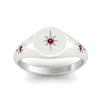 Load image into Gallery viewer, Vintage Starburst Signet Ring