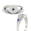 Load image into Gallery viewer, Vintage Starburst Signet Ring