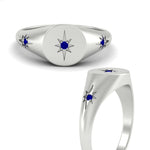 Load image into Gallery viewer, Vintage Starburst Signet Ring