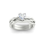 Load image into Gallery viewer, vintage-vine-heart-shaped-solitaire-wedding-set-in-white-gold-fdens8252htangle5-nl-wg.jpg