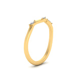 Load image into Gallery viewer, wave-design-marquise-diamond-women-wedding-band-in-yellow-gold-FD8300B-NL-YG