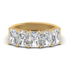 Load image into Gallery viewer, wedding-band-5-stone-diamond-radiant-cut-4-carat-in-yellow-gold-FD8008RAB-4.00CT-NL-YG.jpg
