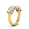 Load image into Gallery viewer, wedding-band-5-stone-diamond-radiant-cut-4-carat-in-yellow-gold-FD8008RAB-4.00CT-NL-YG.jpg