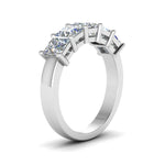 Load image into Gallery viewer, wedding-band-princess-cut-white-diamond-in-950-Platinum-FD8008PRB-2.5CT-NL-WG.jpg