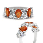 Load image into Gallery viewer, Wedding Band Teardrop Diamond 3.50 Carat