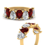 Load image into Gallery viewer, Wedding Band Teardrop Diamond 3.50 Carat