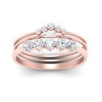 Load image into Gallery viewer, wedding-ring-diamond-stack-in-rose-gold-FD10138B-NL-RG.jpg